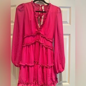 Pink dress from Honey. Brand new with tags. Just bought a week ago.